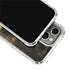 Black and Gold Split Marble iPhone 14 Pro Clear Case